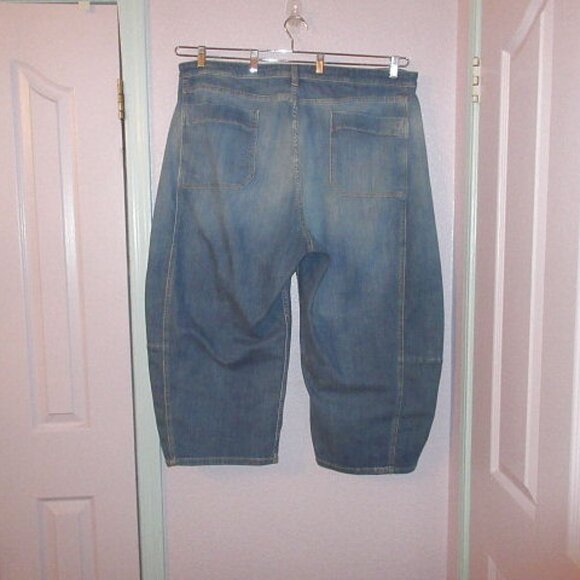 Anthropologie Pilcro The Kenna Barrel Jeans Size 22W High Rise Wide Leg Denim - Picture 6 of 11